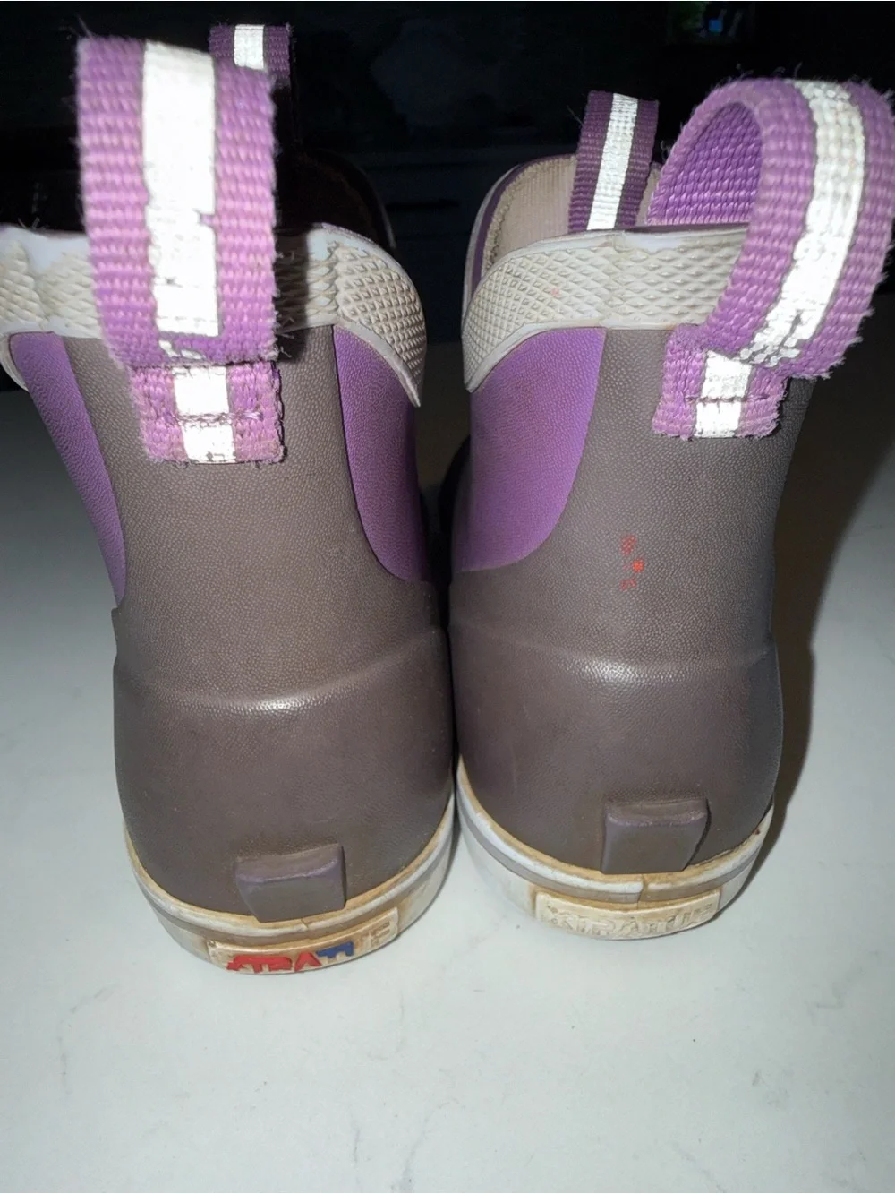 Xtratuf Kids Purple Slip-On Rain Boots size 13
